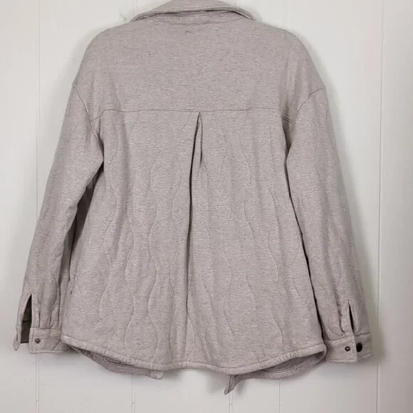 Spiritual Gangster wave Quilted Shacket Large - Picture 8 of 10